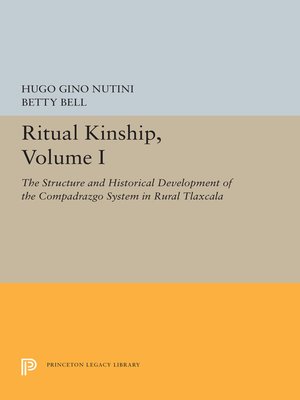 cover image of Ritual Kinship, Volume I
